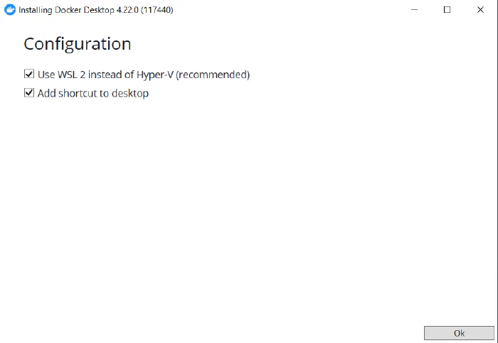 Install Docker Desktop 3