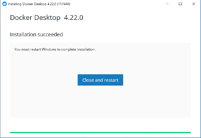 Install Docker Desktop 5