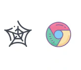 C#, web and Google Chrome logos