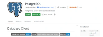 VS Code Postgres extension