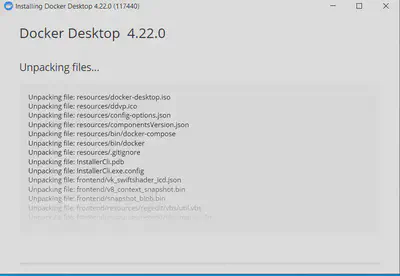 Install Docker Desktop 4